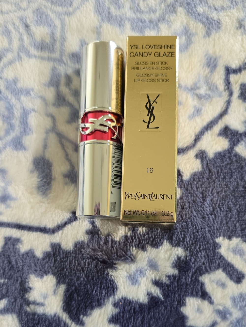 Yves Saint Laurent LoveShine Candy Glaze Lip Gloss Stick- 16 "Watermelon High"